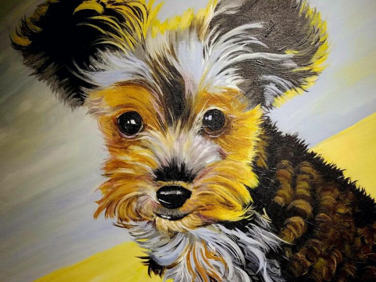 Dog Painting from Picture